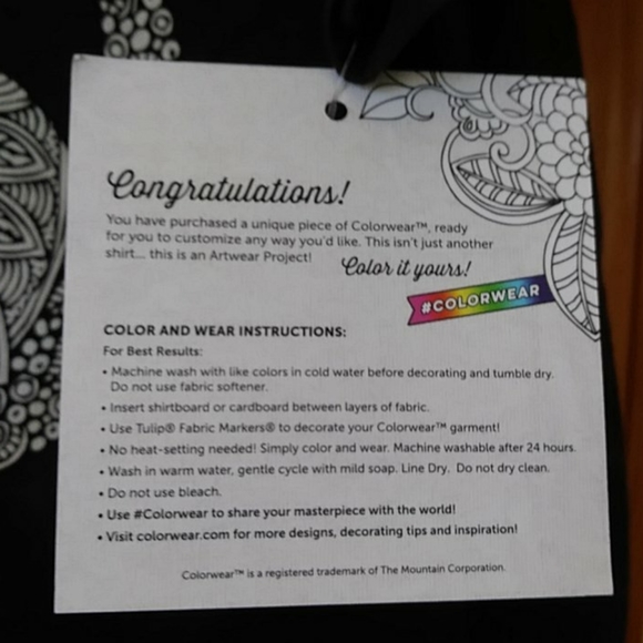 🌷 Sugar Skull Colorwear XL Tie Dye The Mountain - Picture 8 of 8